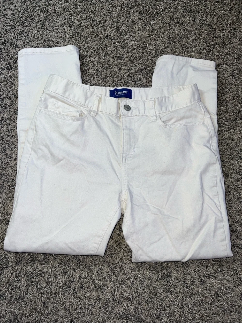 Girls Old Navy white jeans size 16 kids
